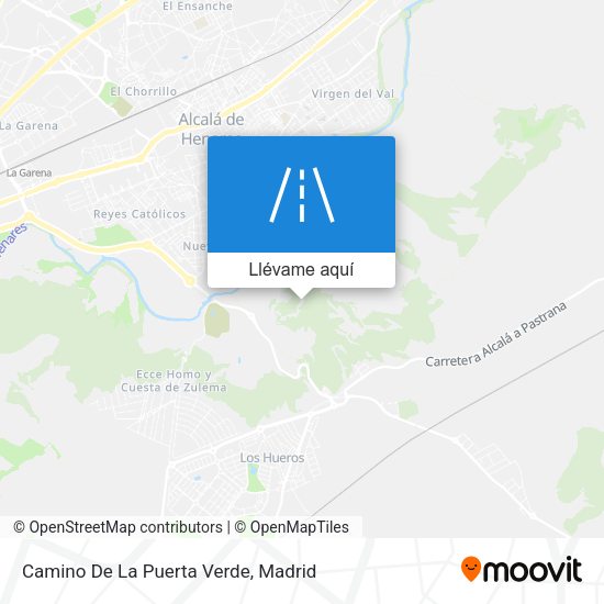 Mapa Camino De La Puerta Verde
