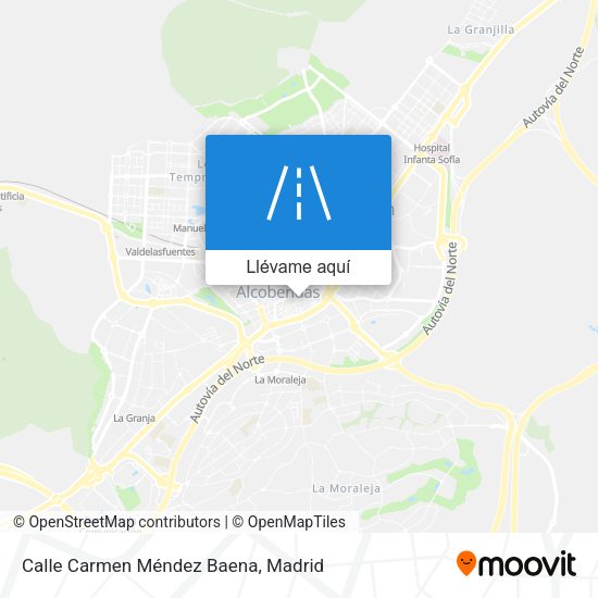 Mapa Calle Carmen Méndez Baena