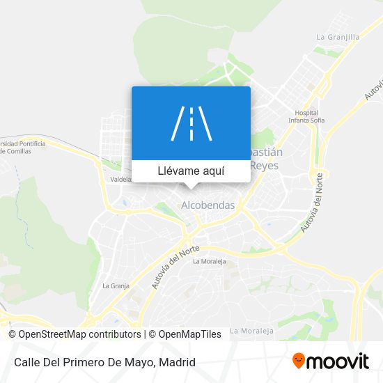 Mapa Calle Del Primero De Mayo