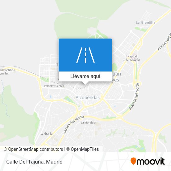 Mapa Calle Del Tajuña