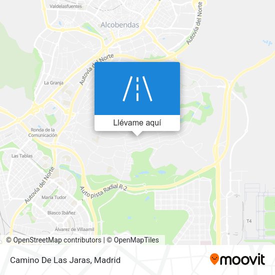 Mapa Camino De Las Jaras