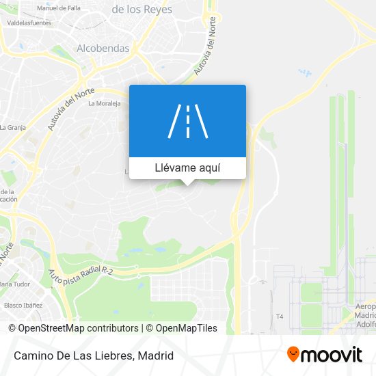 Mapa Camino De Las Liebres