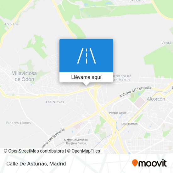 Mapa Calle De Asturias