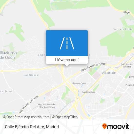 Mapa Calle Ejército Del Aire
