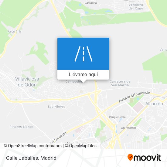 Mapa Calle Jabalíes