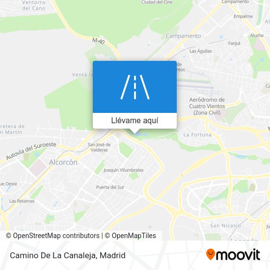 Mapa Camino De La Canaleja
