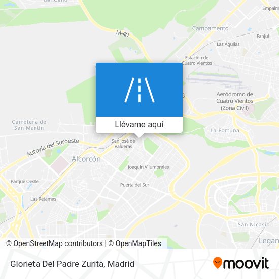Mapa Glorieta Del Padre Zurita