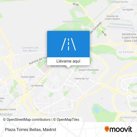 Mapa Plaza Torres Bellas