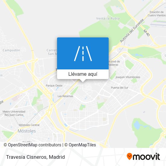 Mapa Travesía Cisneros