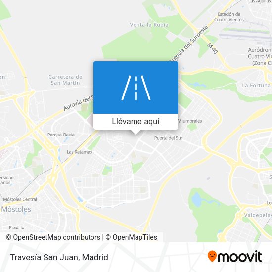 Mapa Travesía San Juan
