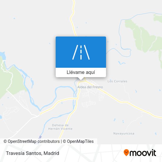Mapa Travesía Santos