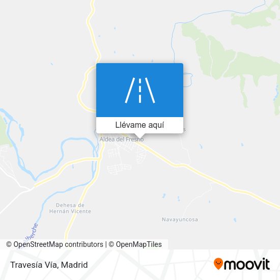 Mapa Travesía Vía