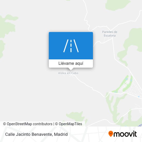 Mapa Calle Jacinto Benavente