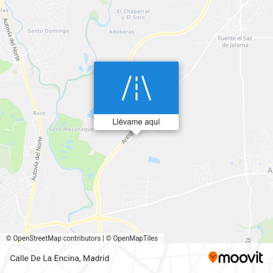 Mapa Calle De La Encina