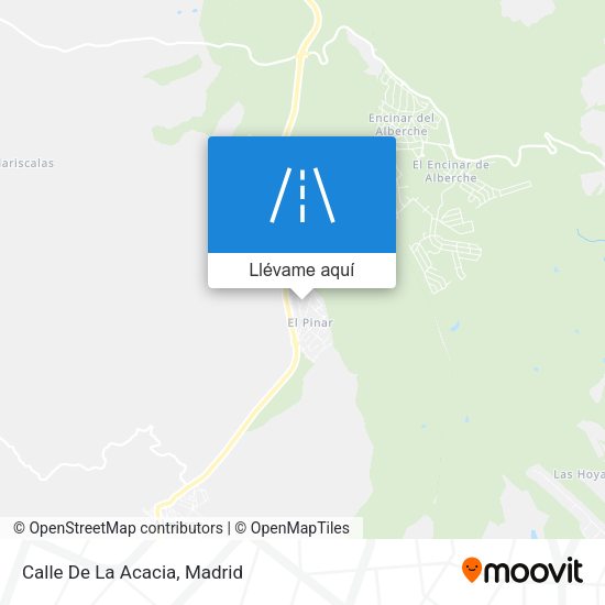 Mapa Calle De La Acacia
