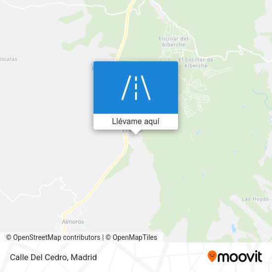Mapa Calle Del Cedro