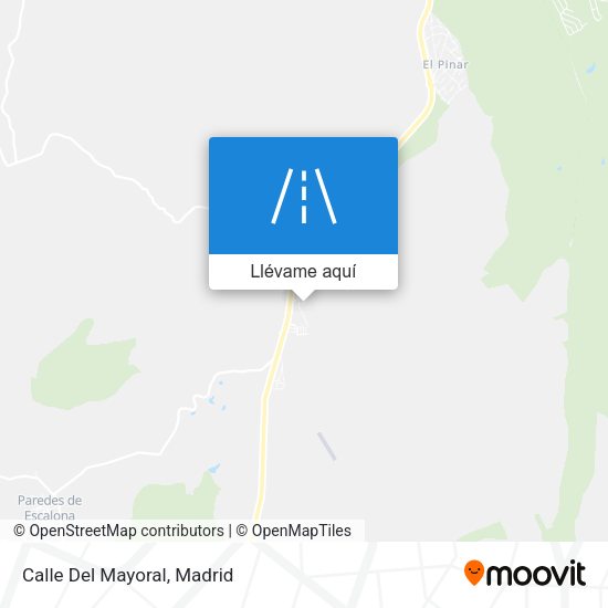 Mapa Calle Del Mayoral