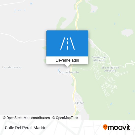 Mapa Calle Del Peral