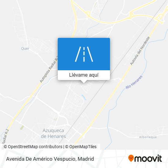 Mapa Avenida De Américo Vespucio