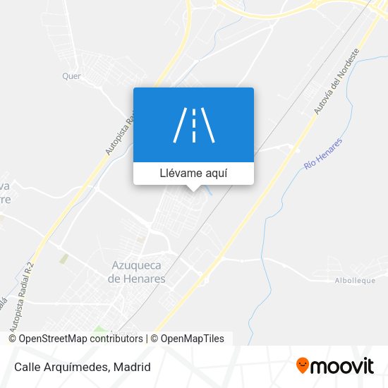 Mapa Calle Arquímedes
