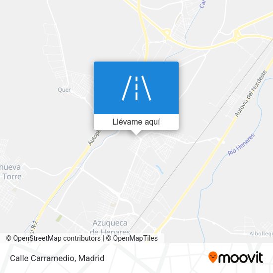 Mapa Calle Carramedio