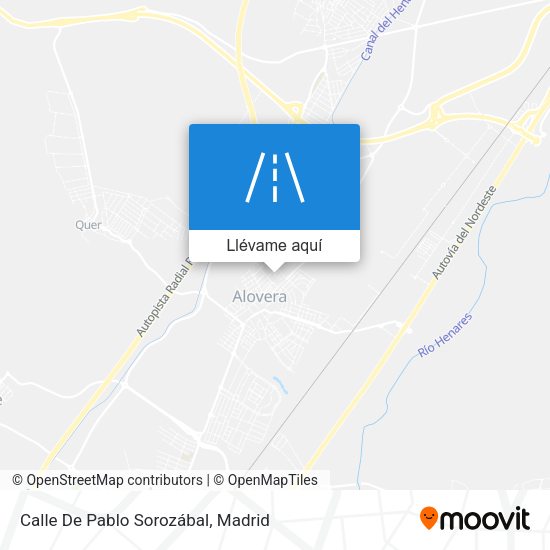 Mapa Calle De Pablo Sorozábal