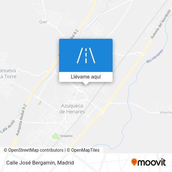 Mapa Calle José Bergamín
