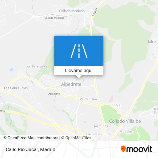 Mapa Calle Río Júcar