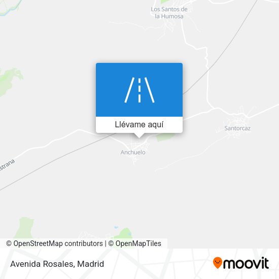 Mapa Avenida Rosales