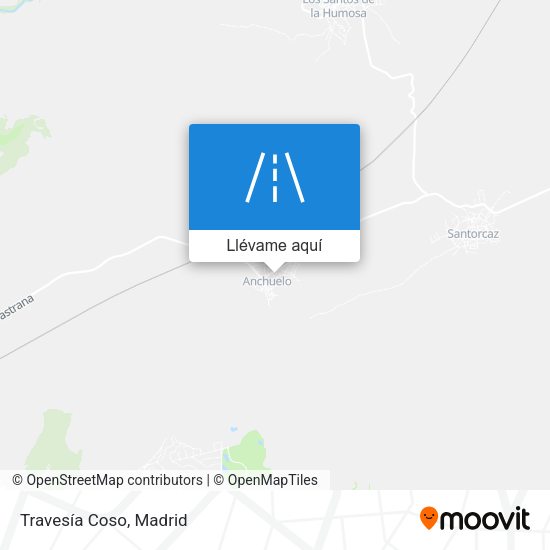 Mapa Travesía Coso