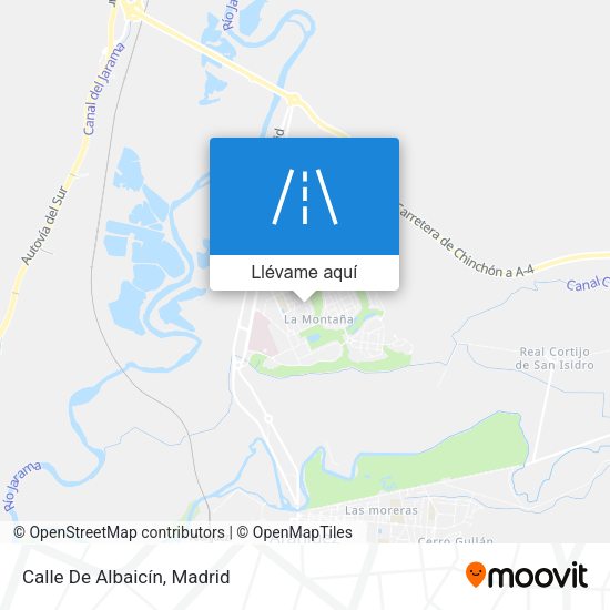 Mapa Calle De Albaicín