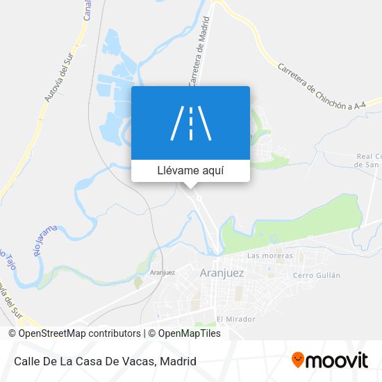 Mapa Calle De La Casa De Vacas