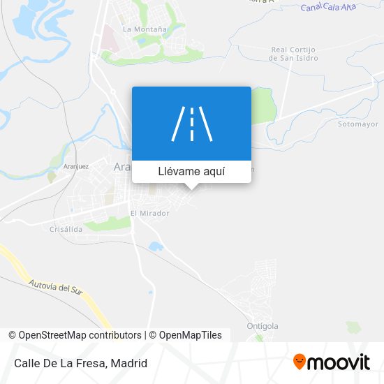 Mapa Calle De La Fresa