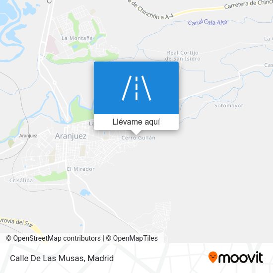 Mapa Calle De Las Musas
