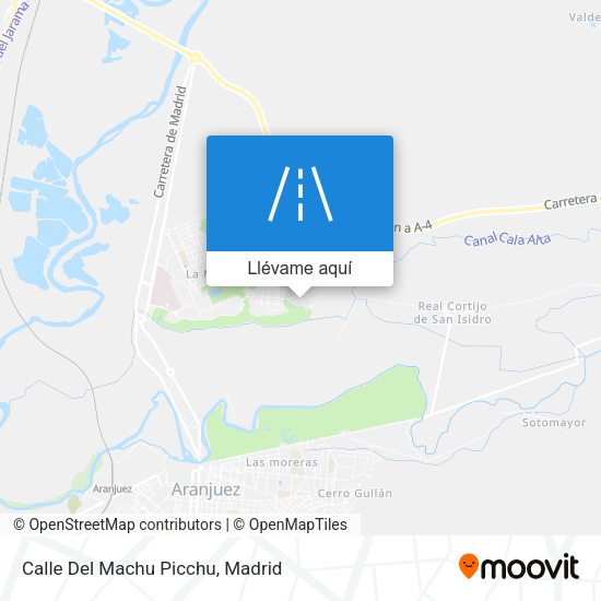 Mapa Calle Del Machu Picchu