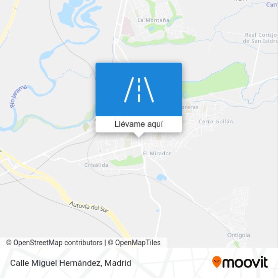 Mapa Calle Miguel Hernández