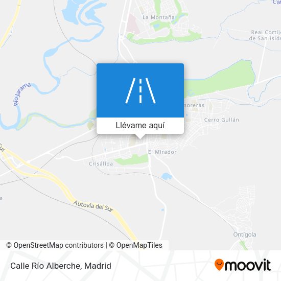 Mapa Calle Río Alberche