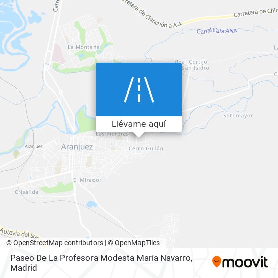 Mapa Paseo De La Profesora Modesta María Navarro