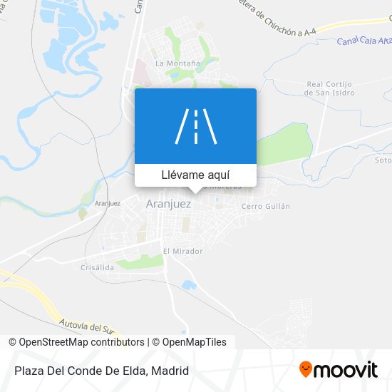 Mapa Plaza Del Conde De Elda