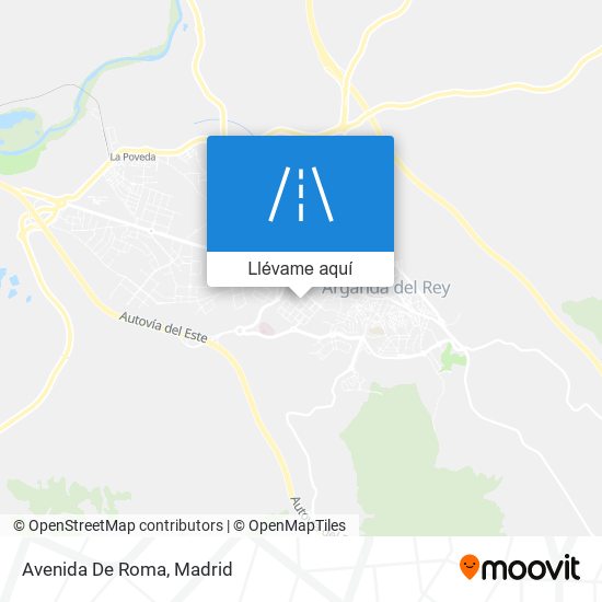 Mapa Avenida De Roma