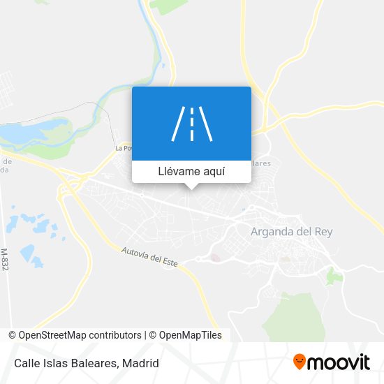 Mapa Calle Islas Baleares