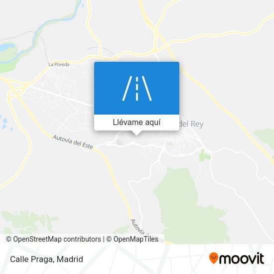 Mapa Calle Praga