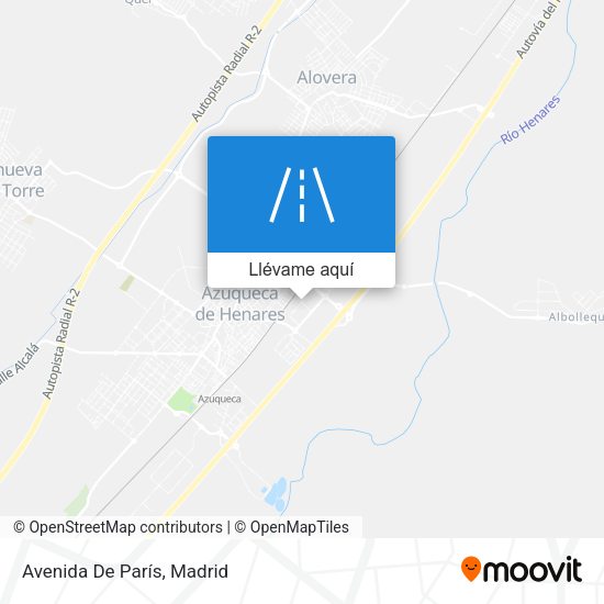 Mapa Avenida De París