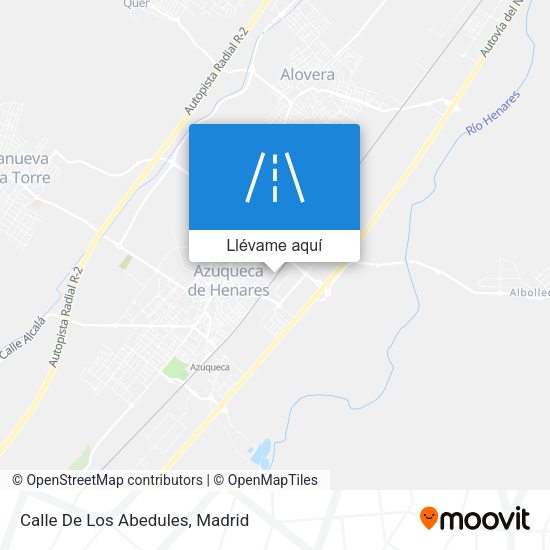 Mapa Calle De Los Abedules