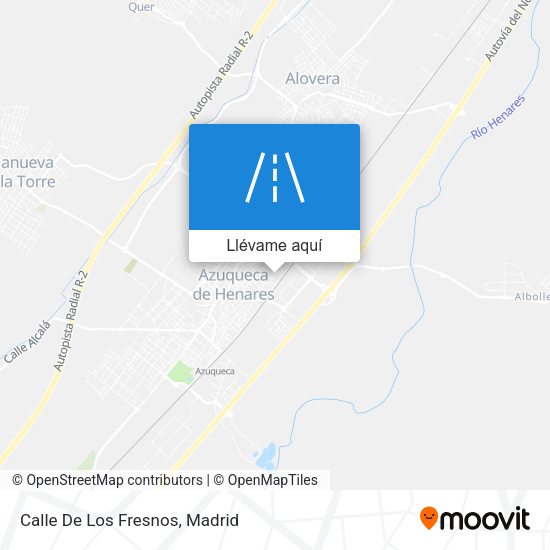Mapa Calle De Los Fresnos