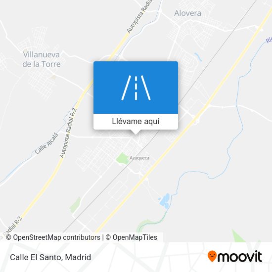 Mapa Calle El Santo