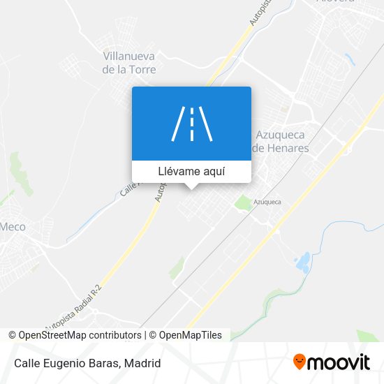 Mapa Calle Eugenio Baras