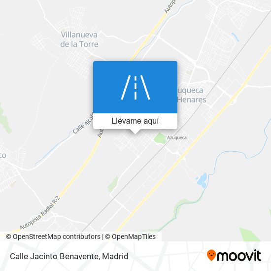 Mapa Calle Jacinto Benavente