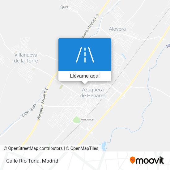 Mapa Calle Río Turia