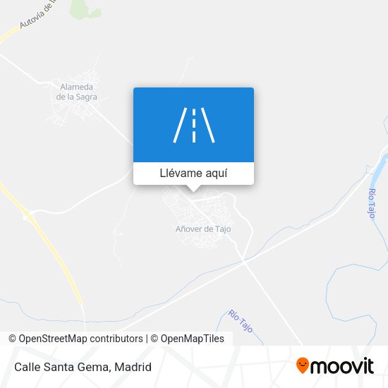 Mapa Calle Santa Gema